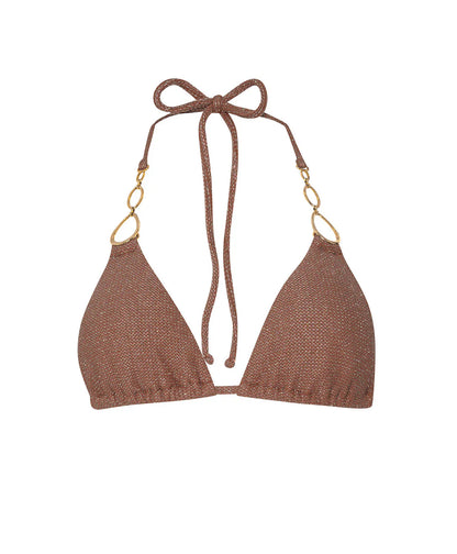 Mara Triangle Top in Mocha - PQ Swim